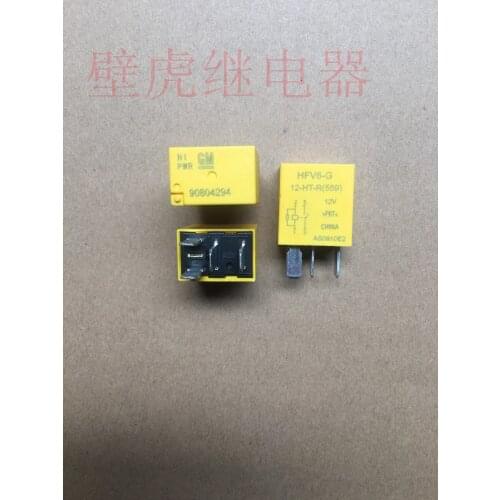 Original new 100% HFV6-G 12HT-R 12V 90804294 automobile relay GM90804294 4pin
