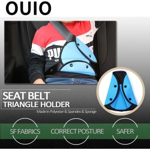 OUIO Car Seat Safety Belt Adjust Child Protection Device For Abarth Fiat 500 BMW E60 E36 E34 Mercedes Benz W204 Volvo XC90 V70