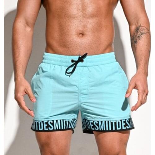 2021 Desmiit Beach Board Shorts Mens Swimming Shorts Men Swimwear Swim Trunk Fast Dry Surfing Boardshorts Sport Short Bath Suit