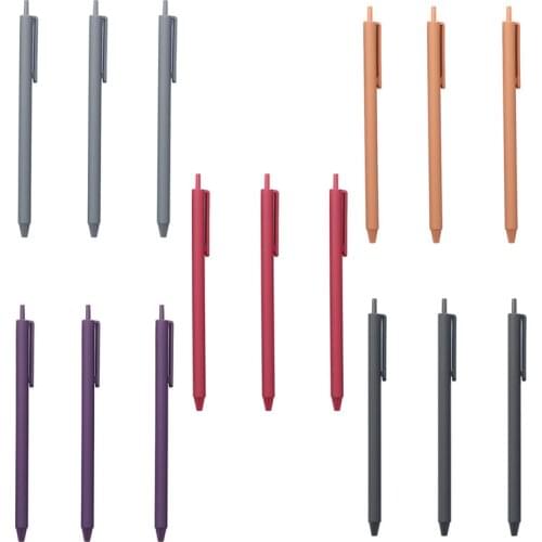 Business Style Roller Ballpoint Pen Colorful Ink Refill Press the Core Gel Pens For Writing Office & Stationery For School 2021