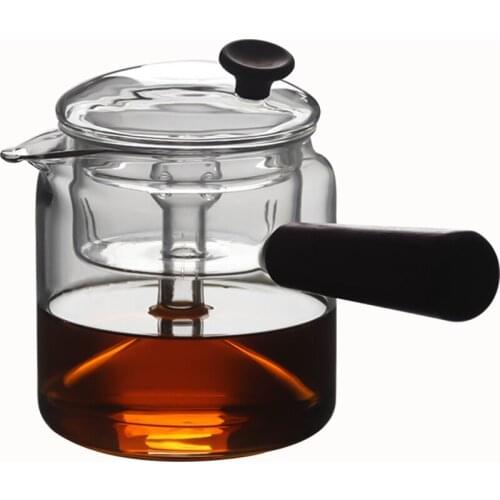 Multi-purpose Tea Pot Boil Tea Ware Glass Steaming Teapot Gas Stove Glass Pot