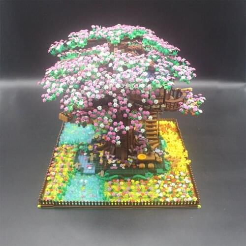 Small Particle DIY Assembly Building Block Extension Pack For Tree House 21318 (No Included Kit , Only Modified Parts)
