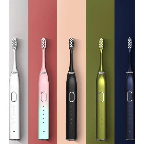 Ultrasound Electric Toothbrush Smart Tooth Brush Ultrasonic Automatic Fast Rechargeable Soft Electronic Washable Toothbrush