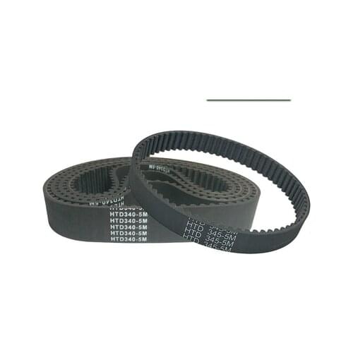 HTD310-5M HTD315-5M HTD320-5M HTD325-5M HTD330-5M HTD335-5M HTD340-5M HTD345-5M Rubber Timing Belt Black 1PC