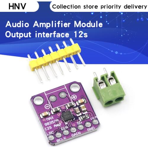 Max98357 3w Class D Amplifier Breakout Interface I2s Dac Decoder Module Filterless Audio Board For Raspberry Pi Esp32