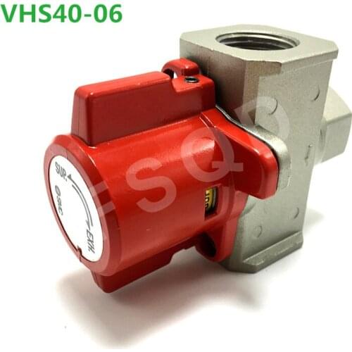 VHS30-02 VHS30-03 VHS40-04 VHS40-06 VHS50-10 VHS30-03B-X1 SMC Pressure Relief 3 Port Valve with Locking Holes VHS series