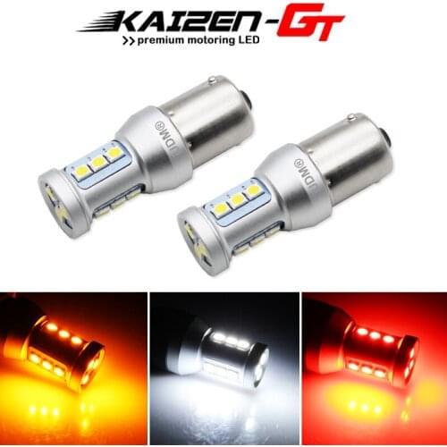 High Power 1156 P21W 12-SMD-3030 Turn Signal Lights BAU15S PY21W Car LED Bulbs For Backup Reverse Lamp DRL, Brake Tail Light 12V