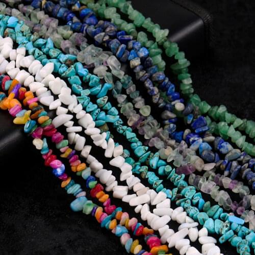 100pc Natural Crystal Gems Irregular Beads Quartz Lapis Lazuli Kallaite DIY Making Necklace Earring Bracelet Jewelry Accessories