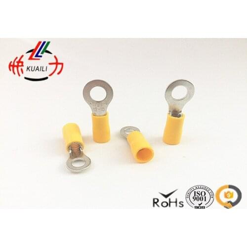 1000 PCS COPPER Insulated Ring Terminal RVL5.5-4 Insulated Ring Terminal Connector