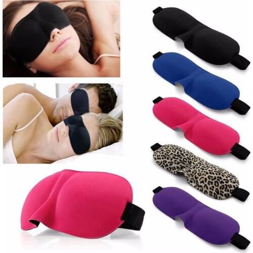 1Pcs 3D Sleep Mask Natural Sleeping Eye Mask Eyeshade Cover Shade Eye Patch Women Men Soft Portable Blindfold Travel Eyepatch