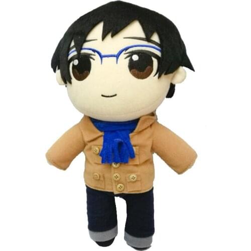 Anime Figure Yuri On Ice Short Plush Dolls 25cm Yuri Plisetsky Children School Playing Toys Kawaii Katsuki Yuri Desktop Pops