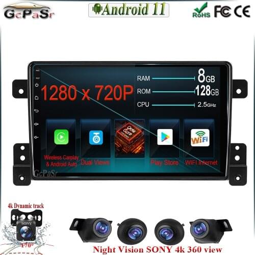 Android 11 Car Radio Autoradio GPS Navigation Car Multimedia Player For Suzuki Grand Vitara 3 2005 -2 Car DVD BT WIFI