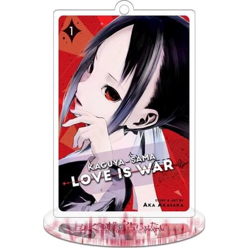 Height 9cm KAGUYA-SAMA: LOVE IS WAR Anime Action Figure Toy Acrylic Keychain Decorative Ornaments