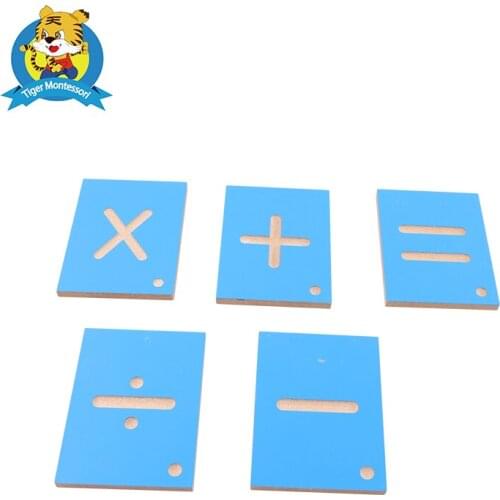 Montessori Number & Letter Tiles toy