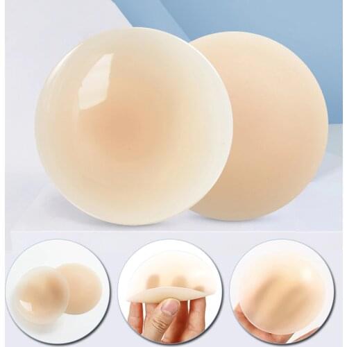 2021 Summer Ultra-Thin Body Temperature Glue-Free Self-Adhesive Breast Stickers Nipple Covers Solid Chest Sticker Hot Sale