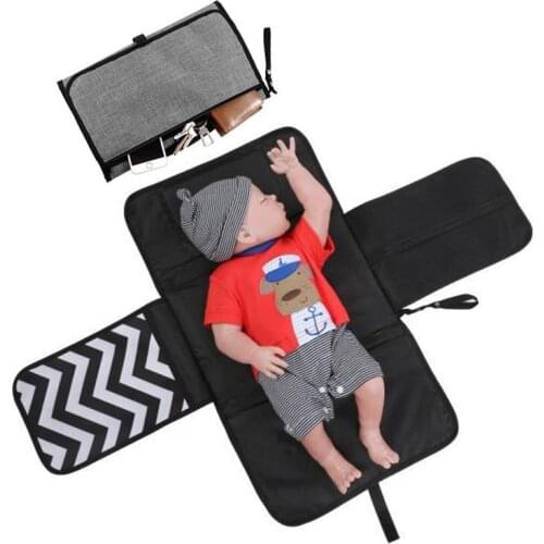 Multifunction Baby Changing Pad Travel Portable Baby Diaper Cover Mat Baby Infant Bedding Changing Pads Cover Folding Diaper Bag