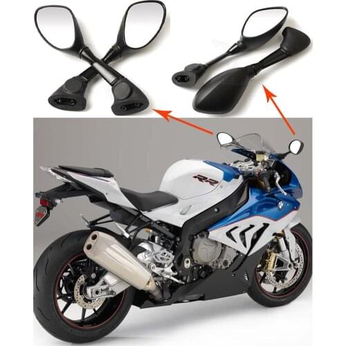 Motorcycle Rearview mirrors For s1000rr 2010-2016 2017 2018 HP4 2011 2012 2013 2014 2015 Left and Right Rear view Black Mirrors