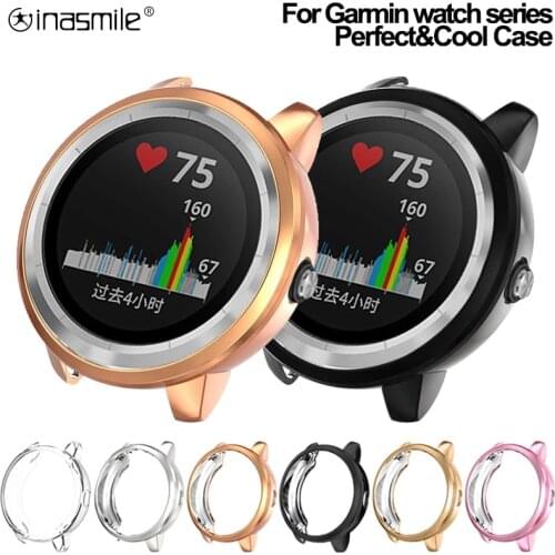 Excellent Silicone Protective cover For Garmin Vivoactive 3 Music Soft TPU Case for Forerunner 935 945 245 Watch Frame Bumper