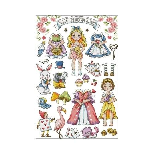 19- 1180132 Counted Cross Stitch 11CT 14CT 18CT DIY Cross Stitch Kits Embroidery Needlework Sets