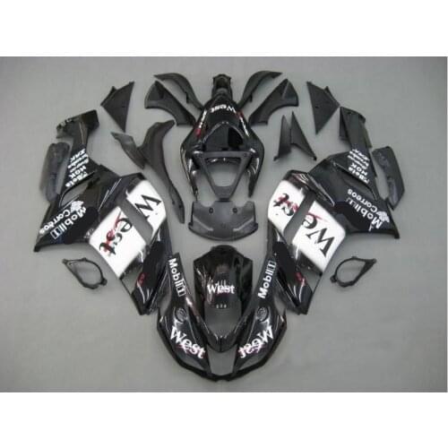 Motorcycle Fairing kit for KAWASAKI Ninja ZX6R 07 08 ZX6R 636 2007 2008 COOL WEST white black ABS Fairings set +7 gifts SC08