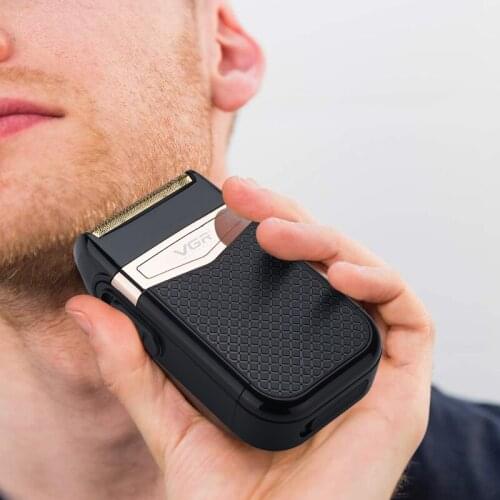 New USB rechargeable shaver double head reciprocating razor shaving mens electric razor hair shaver