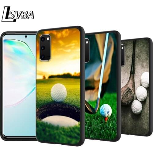 Golf Balls sport Anti-Fall Back Cover For Samsung Galaxy S20 Ultra Plus A01 A11 A21 A31 A41 A51 A71 A91 Phone Case