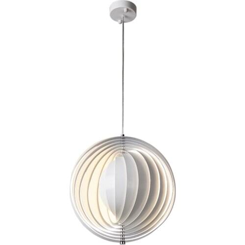 Modern Rotating Moon Pendant Lights Nordic Bedroom Restaurant Lighting Bar Bedside Hanging Lamps Dining Room Pendant Lamps E27