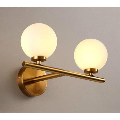 3W 6W 9W LED Glass Ball Wall Lighting Fixtures for Aisle Bedroom Indoor Wall Lamp Bathroom Mirror Lights with G4 Bulb ZM1013