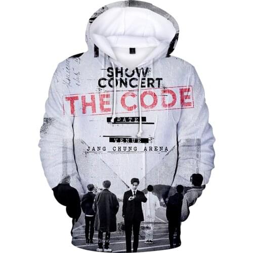 Peculiar Monsta X 3D Hoodies Sweatshirts Men/women Young People Long Sleeve Hoodie Fashion Warm Popular Pullovers New Casual