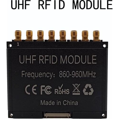 UHF RFID Indy Impinj R2000 Module 1 port 4 Antenna 8 Channel Selectable Long Range 860-960Mhz Multi TAG Reader and Writer