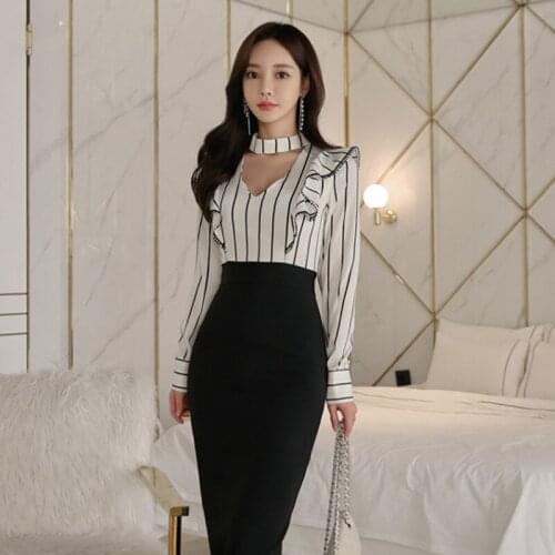 2019 Fashion women new arrival high quality elegant vintage slim dress temperament comfortable work style one piece pencil dress
