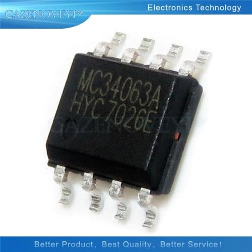 10pcs/lot MC34063ADR2G MC34063ADR MC34063A MC34063 SOP-8 In Stock