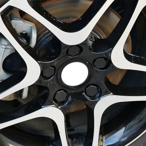 20Pcs Car Silicone Wheel Hub Screw Cover Cap For Volkswagen VW polo golf 4 Ssangyong Abarth Renault megane 2 3 duster captur