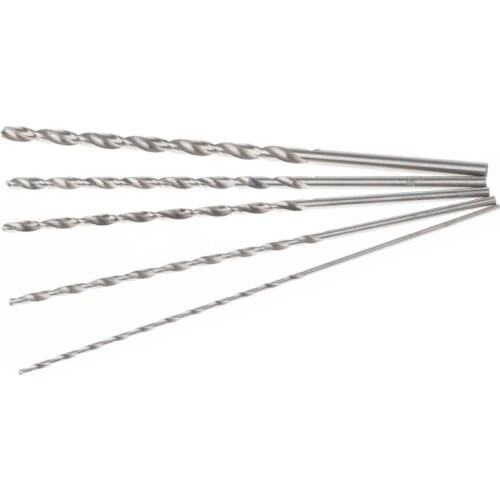5Pcs 2-5mm 152mm Long HSS Twist Drilling Bit Straight Shank Electric Drill Tool L15