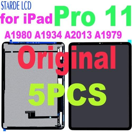 5PCS Original for iPad Pro 11 A1980 A1934 A2013 A1979 LCD Display Touch Screen Digitizer Assembly for iPad Pro 11'' Replacement