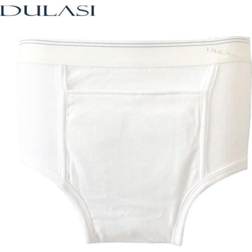 White Leakproof Boxershort Classic Incontinence Underwear Boxer Shorts Waterproof Cotton Men S-2XL Comfortable Panties Recommend