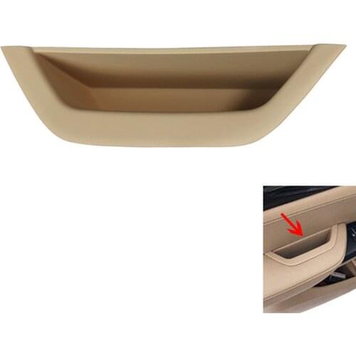 Beige Auto Front Left Interior Inner Door Handle Pull Trim for BMW F25 F26 X3 X4 2011 2012 2013 2014 2015 2016 2017 ABS Plastic