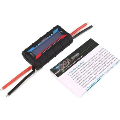 Digital Voltage Power Watt Current Energy Meter Analyzer Tester Checker for RC Drone Battery Motor Charger 60V 150A Wattmeter
