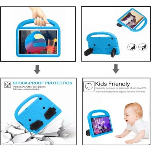 Kids case for Huawei Mediapad T5 10 10.1 Inch Tablet Hand-held EVA Shockproof Full Body Cover for Huawei T3 9.6 10.1 inch Case