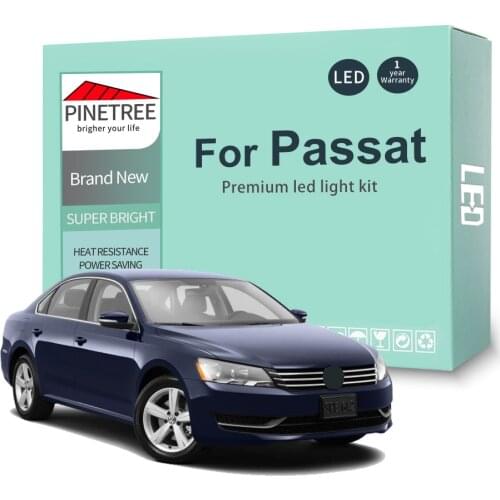 Led Interior Light Kit For VW For Passat B5 B6 B7 Sedan Variant (1997-2014) Dome Map Reading Trunk Light Canbus No Error