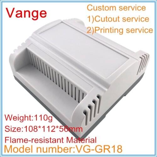 1pcs/lot mould making injection case 108*112*56mm ABS enclosure plastic housing for PLC industrial control sensor product