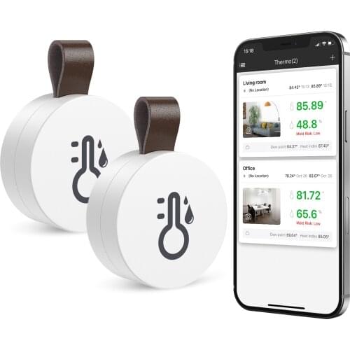 Upgraded Wireless Thermometer Hygrometer Bluetooth Remote Control Thermometer Accurate Indoor Temperature Humidity Sensor