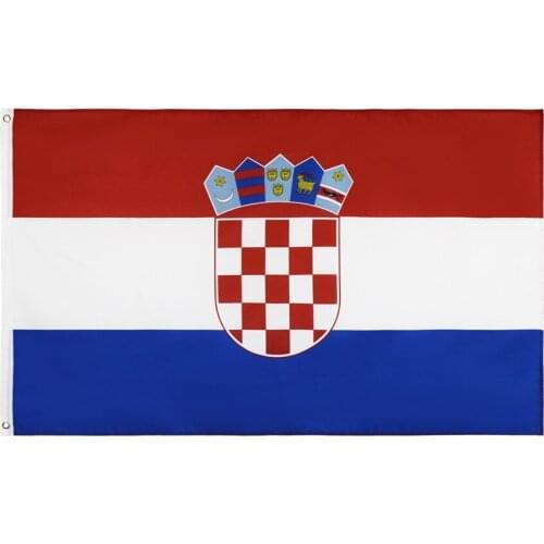 Croatia National Flag Football Banner Polyester Flag 90*150cm For Festival Home Garden Decoration Party Supplies