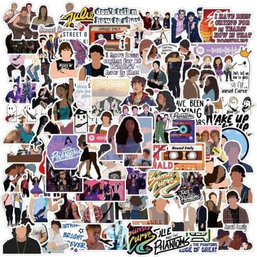 10/30/50Pcs/Pack Star Graffiti Stickers Julie And The Phantoms For Children Decals For Suitcase Guitar Fridge Gifts Sticker Toys