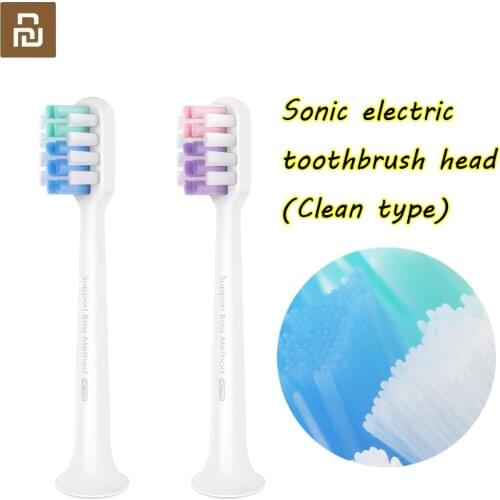 Original Youpin DOCTOR B Replacement Brush Heads Automatic Electric Sonic Toothbrush Deep Cleaning Tooth Brush Head 2(Clean type
