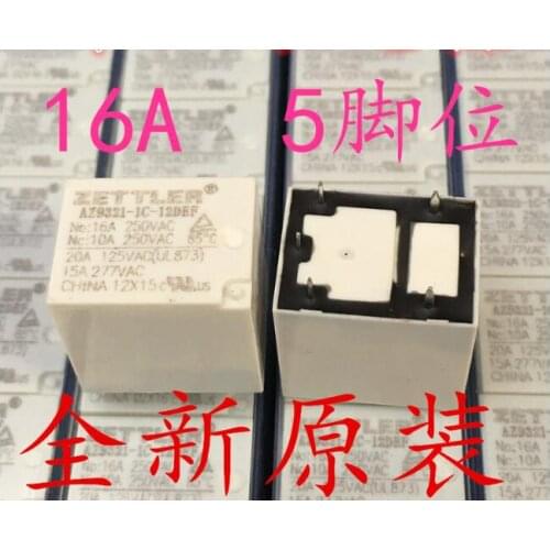 NEW relay AZ9321-1C-12DEF AZ93211C12DEF 16A DIP5