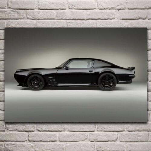 Pontiac firebird 1970 retro customized muscle car posters on the wall picture home living room decoration for bedroom KJ045