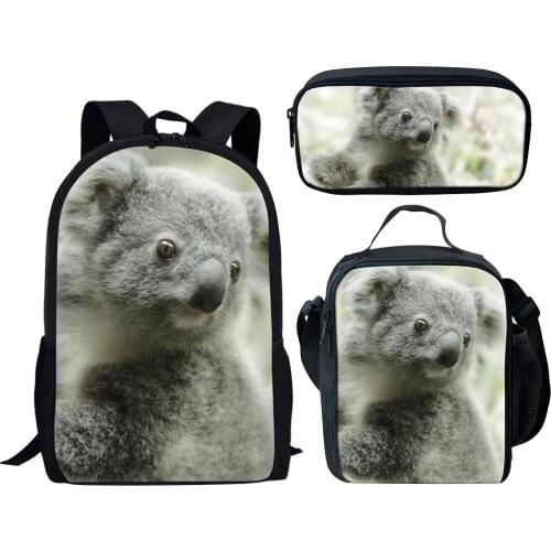 Hot Child Koala Fashion School Bags for Boy and Girl Children Backpack Student BookBag Kids Large Primary Schoolbag