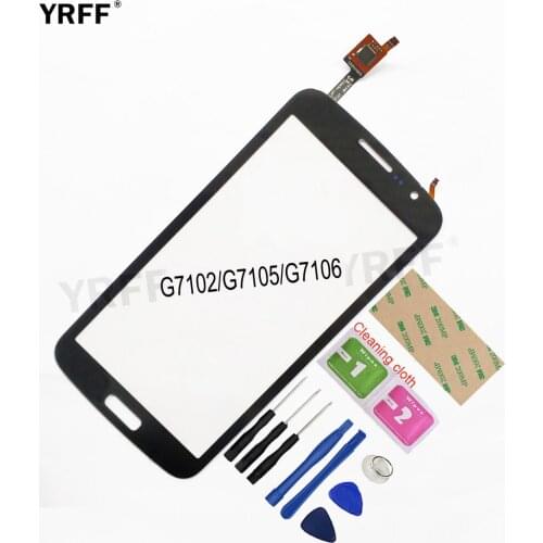 5.25'' Touch For Samsung Galaxy Grand 2 G7102 G7106 G7105 Touch Screen Digitizer Touch Panel Front Glass Lens Sensor