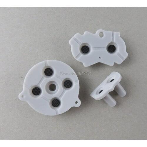 300sets High Quality Colorful For Nintendo Game Boy GBA Advance Button Silicone Rubber Pad Conductive Contacts Select Start Dpad